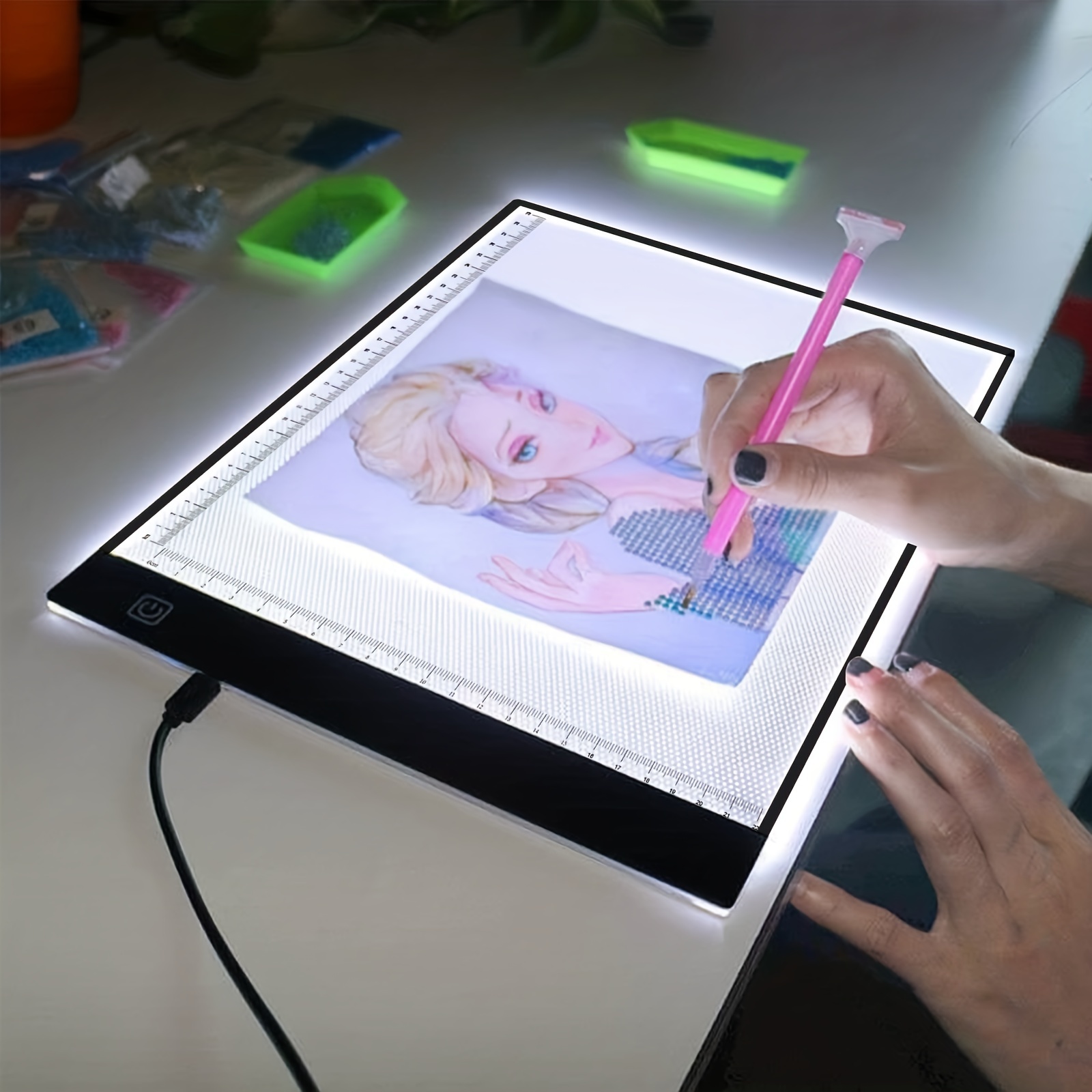 Sketch Light Board Light Table for Diamond Painting Copy Board Light  Drafting Pad Drawing Light Box Light Box Tracing A1 Light Pad Lightbox for  Drawing Anime Light Box Tracing Light Pad 