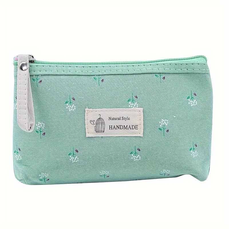 Elegante Pochette Con Motivo Floreale E Lettere, Pochette Per Trucchi Con  Cerniera, Borsa Per Cosmetici Da Viaggio Da Donna - Temu Italy