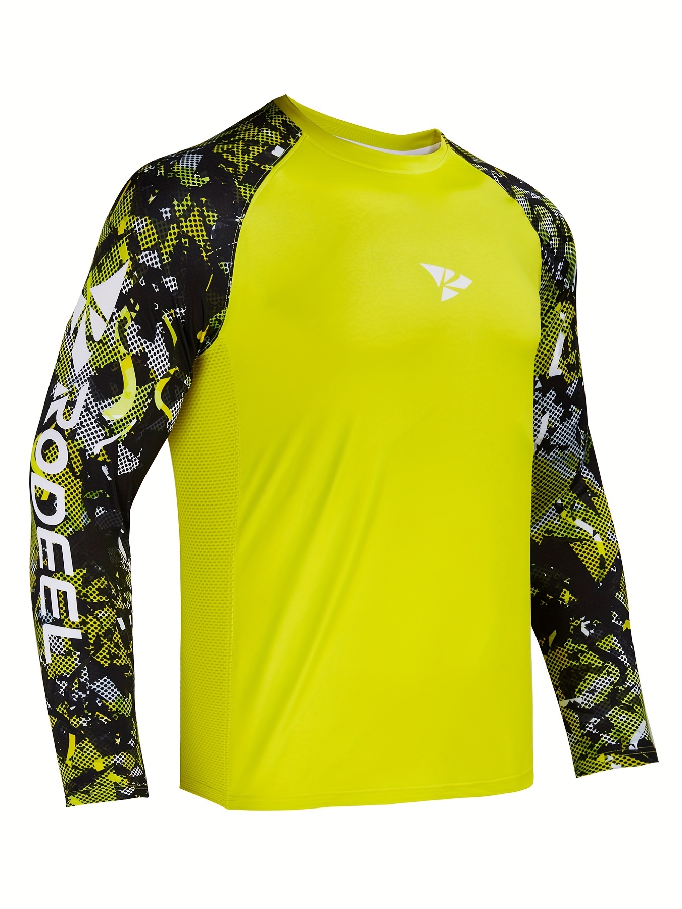 Performance Fishing Shirt Vented Long Sleeve Shirt Sun Protection UPF50  Moisture Wicking Rash Guard with Mesh Sides Loose Fit - yellow - S :  : Fashion