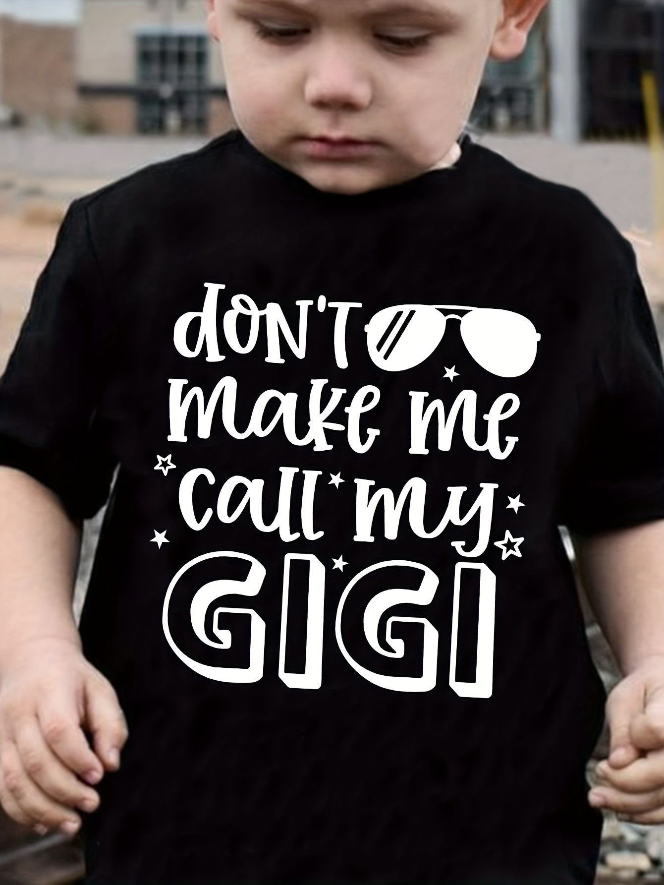 Boy's Don't Make Call Gigi Print T shirt Kids Children Short - Temu