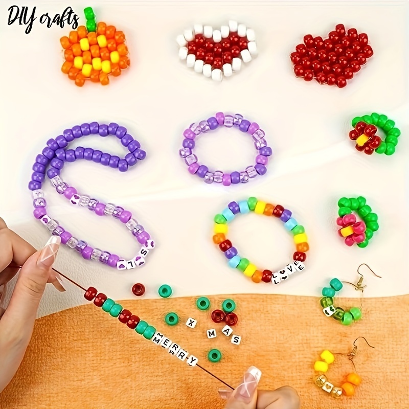 Necklace Bracelet Making Kit Friendship Kandi Pony Beads - Temu