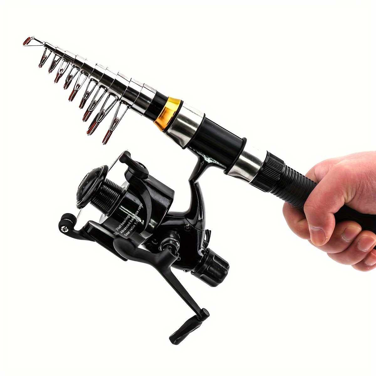 Telescopic Fishing Rod Fishing Reel Combo Carbon Fiber - Temu