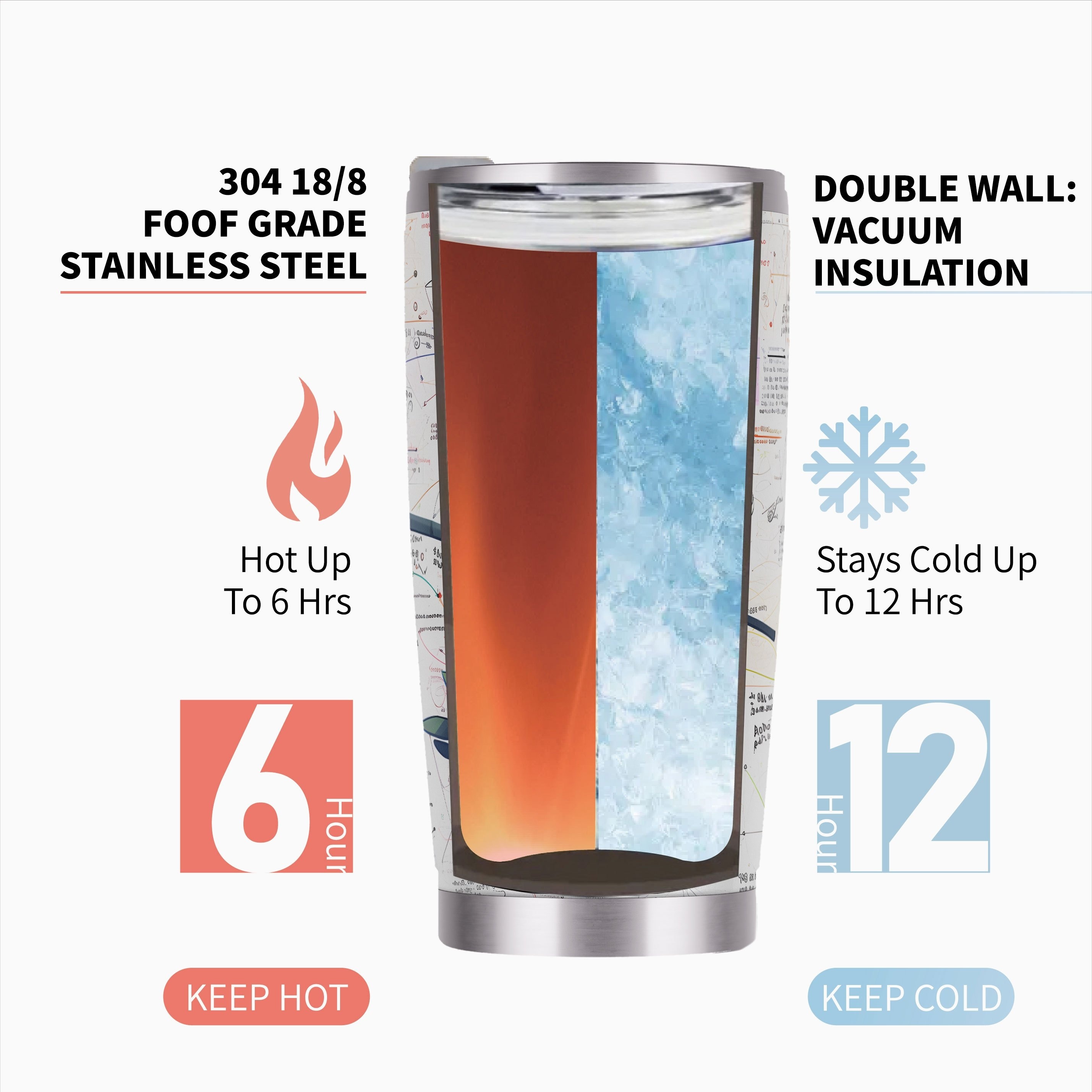 PINT GLASS MAN (Hot/Cold Tumbler)