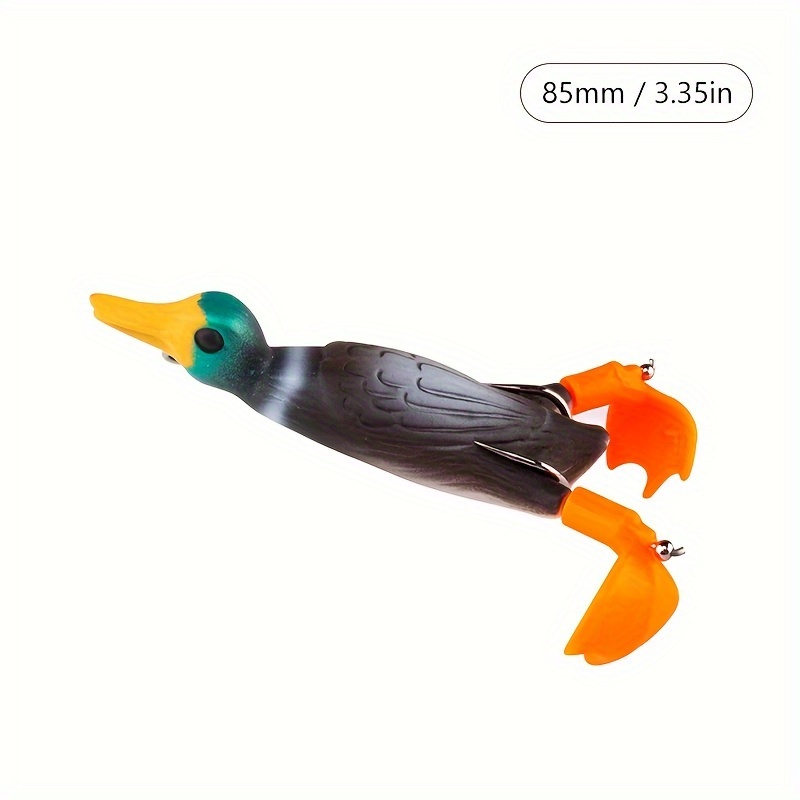 Bionic Duck Soft Bait Spinning Flippers Swimbait Topwater - Temu