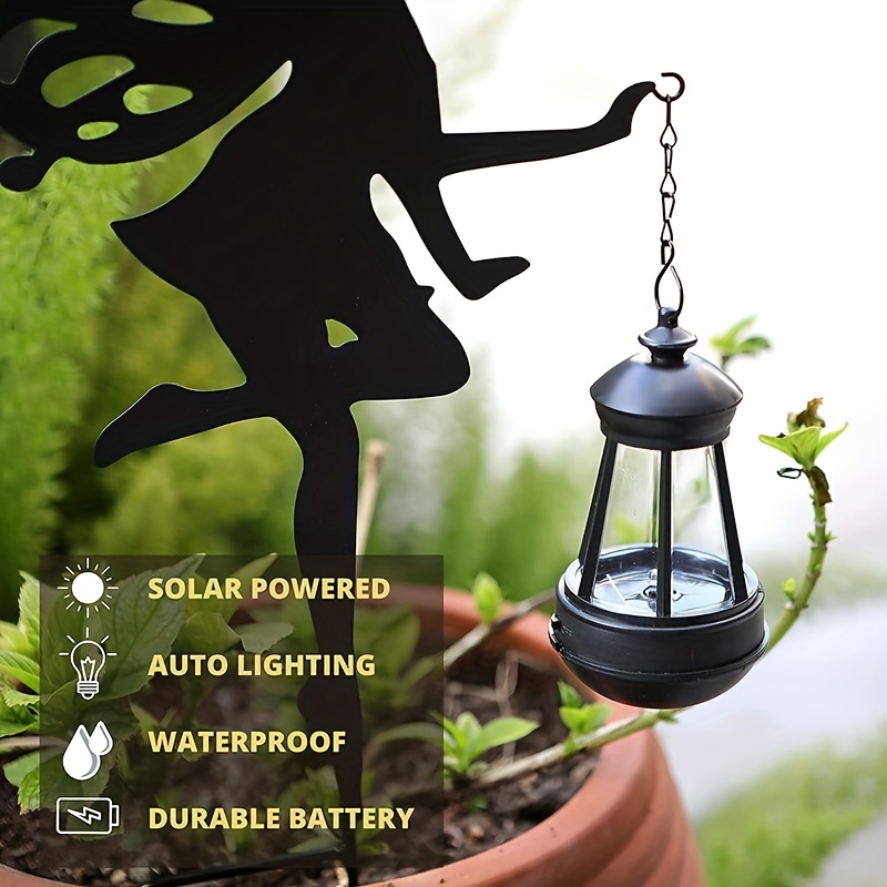 4 in. Solar Powered Outdoor Fairy Lantern