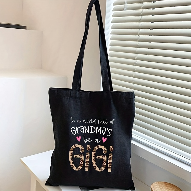 1 Pezzo Regali Nonna Tote Bag In Tela A Best Grandma Ever, Tote Bag In Tela  Riutilizzabile Regalo Per Nonna Da Nipote, Regalo Sacchetto Natalizio Per  Donne In Tela Ad Alta Capacità