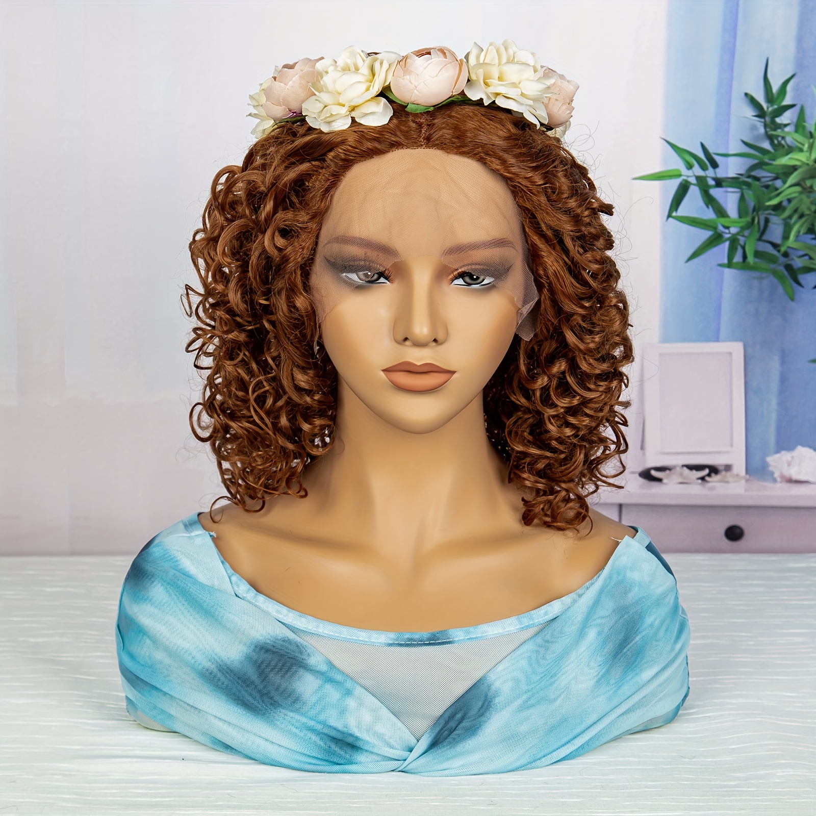 Curly shop medium wigs