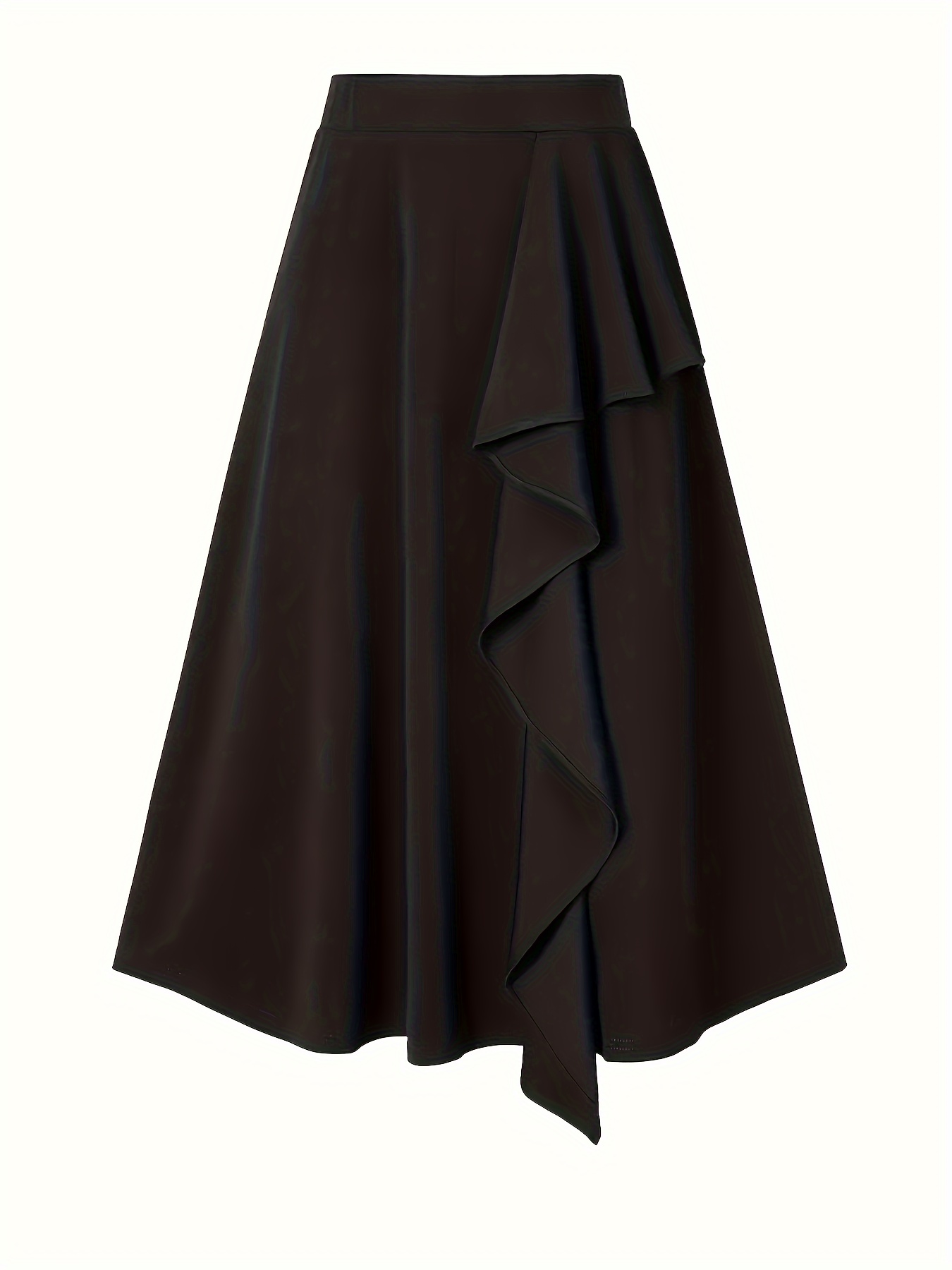 plus size elegant skirt women's plus solid high waist - Temu plus size elegant skirt women's plus solid high waist - Temu