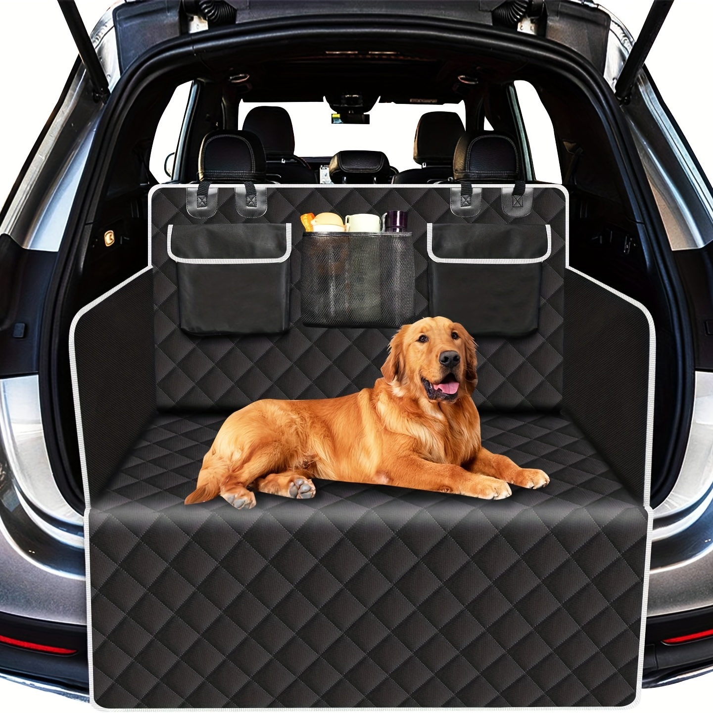 SUV-Cargo-Liner Für Hunde, Rückbank Hängende Kofferraum-Organizer