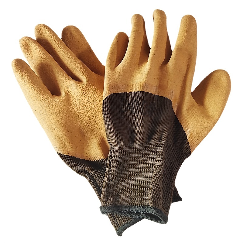 Rubber-Dipped Oyster Shucking Gloves