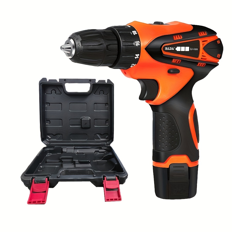 14pcs Small Electric Screwdriver Set - 90° Rotatable & Foldable Hand Drill  For Maximum Accessibility