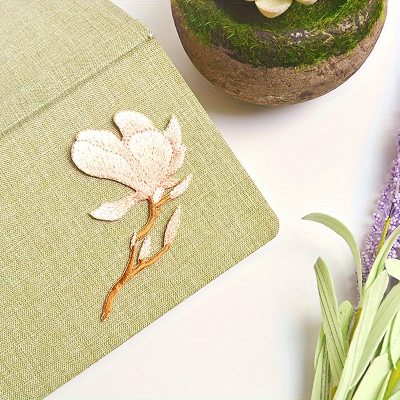 Orchid Embroidery Plant Flower Patch Hand sewn Diy Sewing - Temu