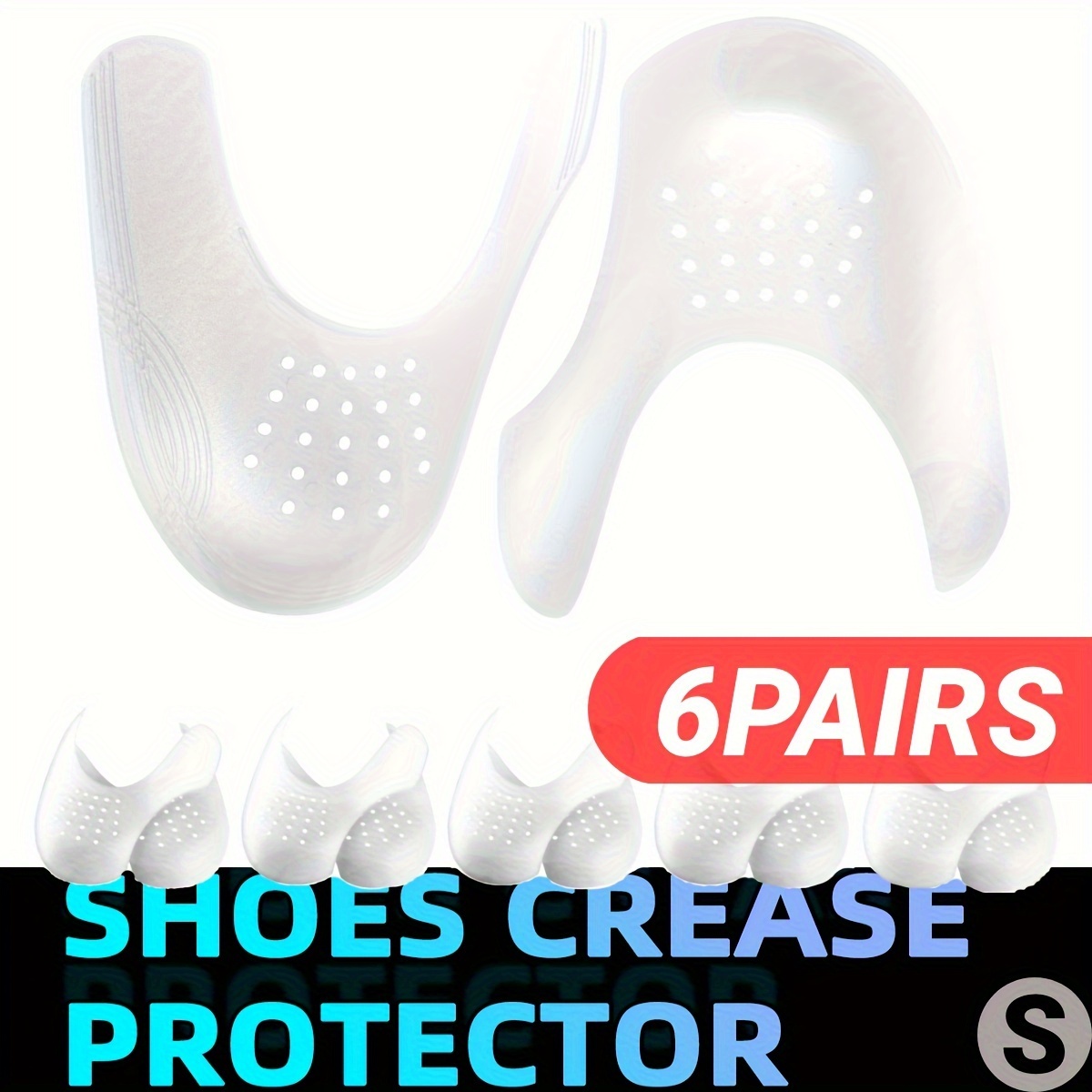 Protector antiarrugas para zapatos, protector contra arrugas para zapatos,  6Pair