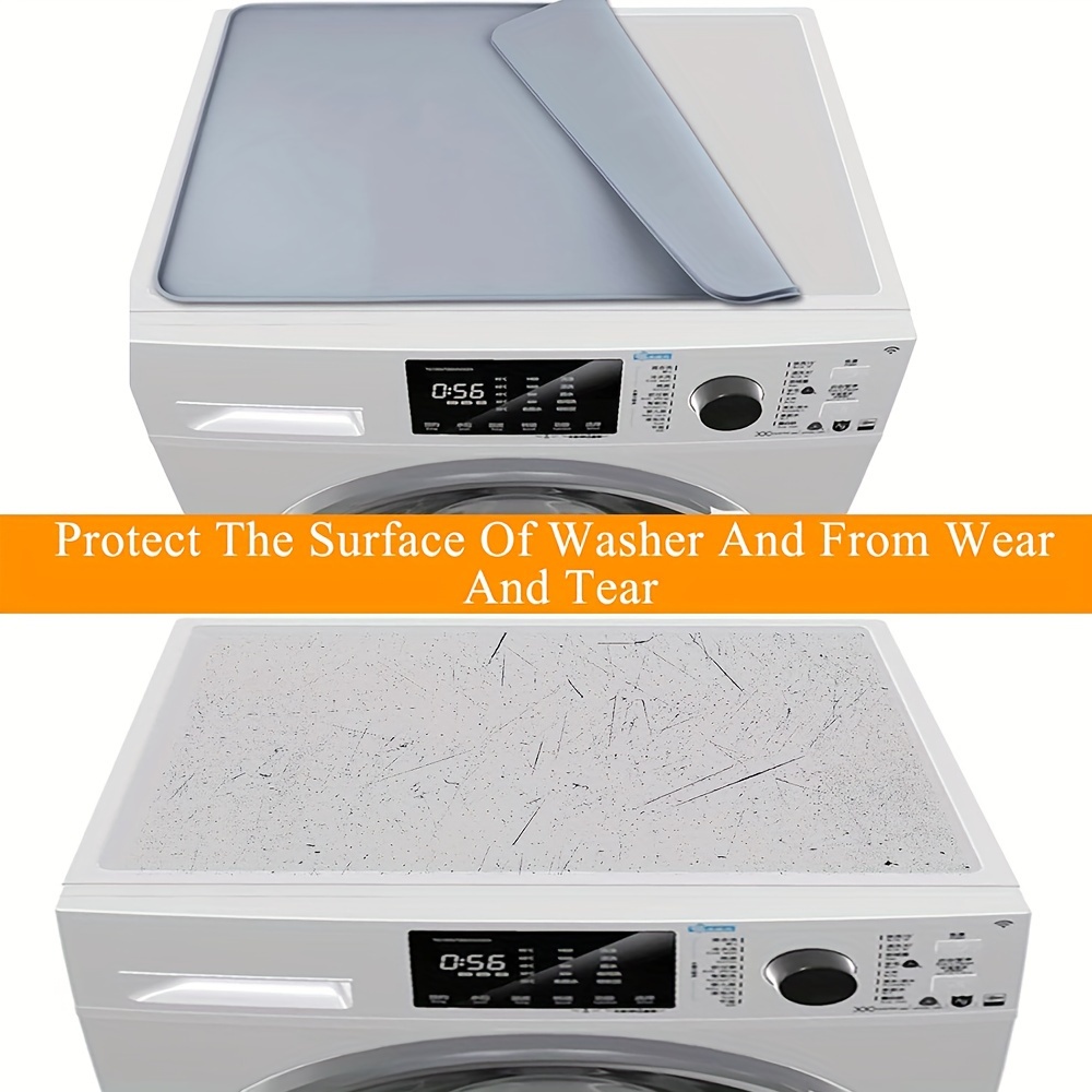 Washing Machine Top Cover Mat Dryer Covers Protector Mat And - Temu