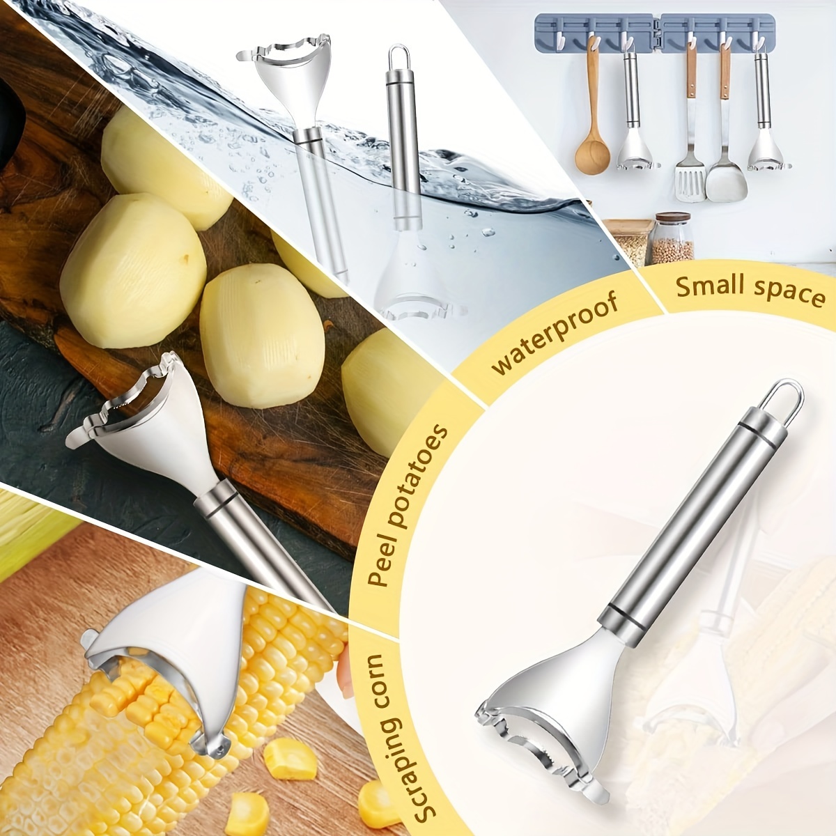 Multifunctional Kitchen Stainless Steel Waterproof Vegetable