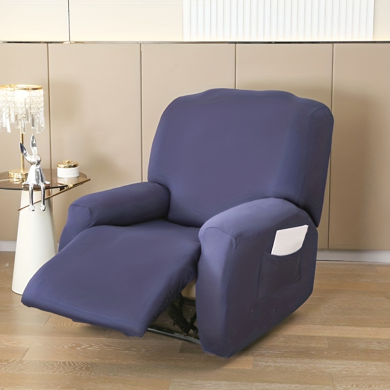 Navy blue recliner online cover