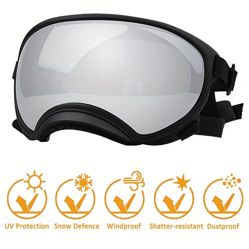 Mosey Pet Sunglasses Windproof Dog Goggles UV Protection Anti-fog