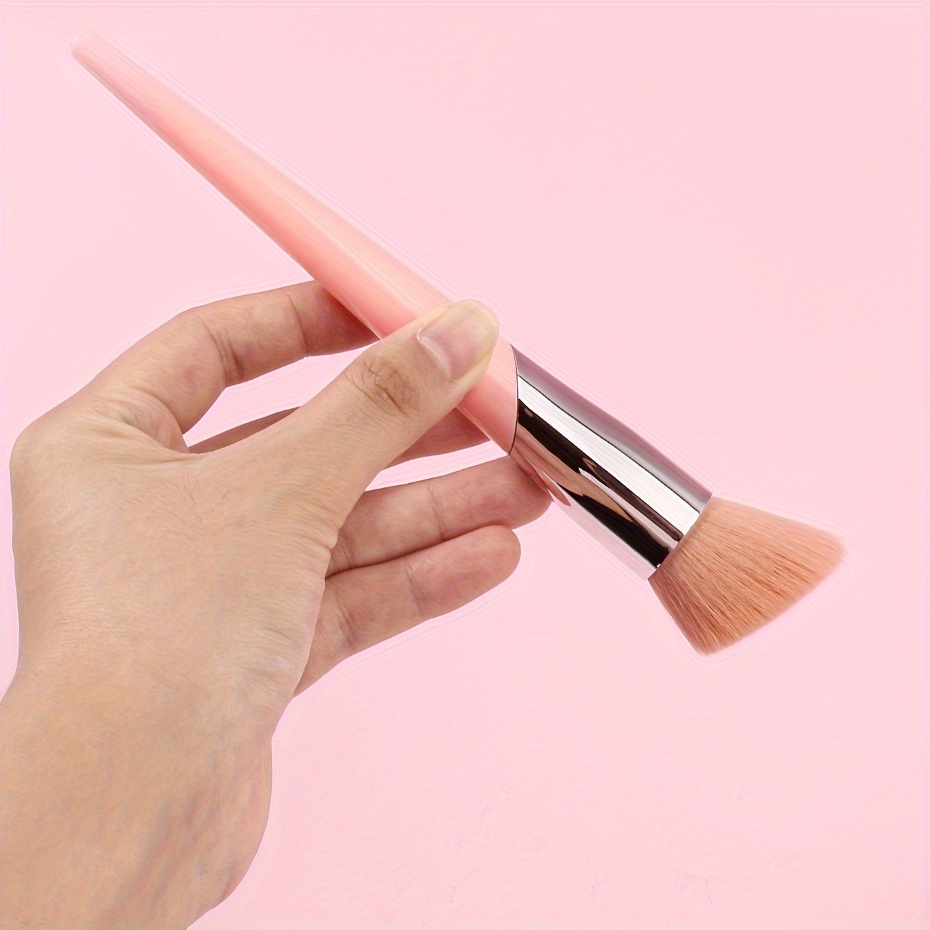 1Pc Angled Brush Make-up Brushes Thumb Shaped Brush Make Up Beauty Tools 