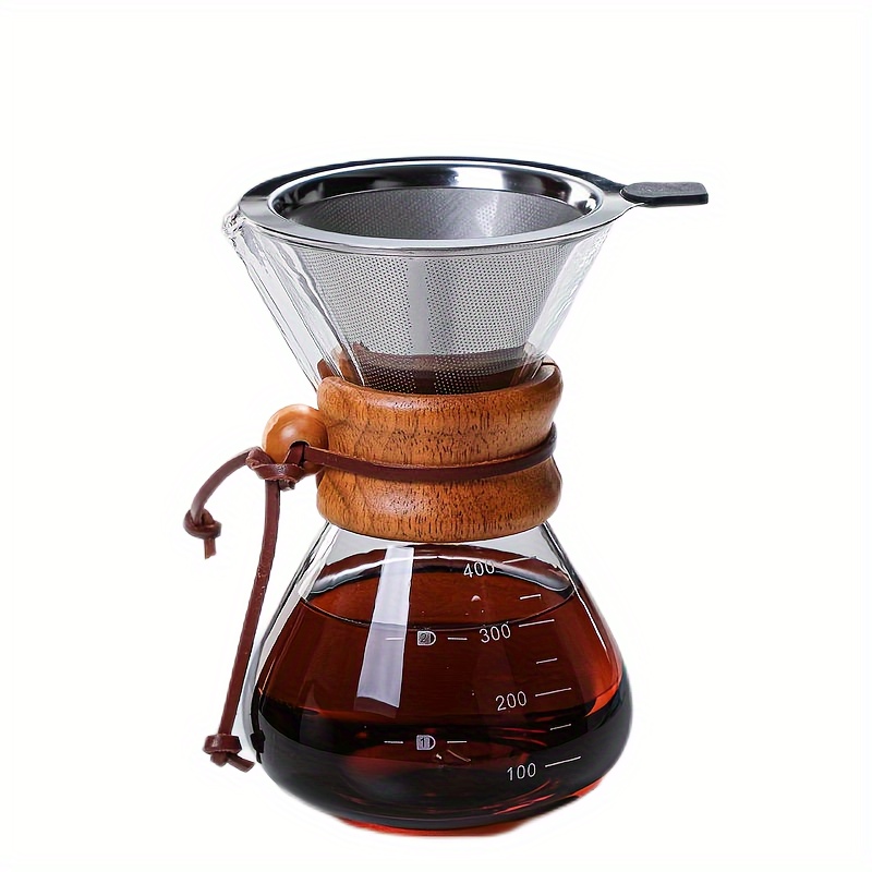 1200ml High Borosilicate Glass Cold Brew Coffee Maker with Easy to