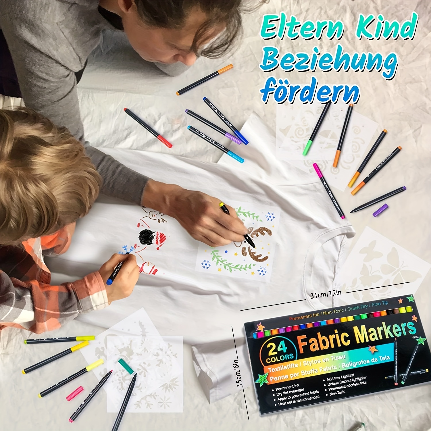 Fabric Painting Pen Permanent Fabric Marker For T shirt - Temu