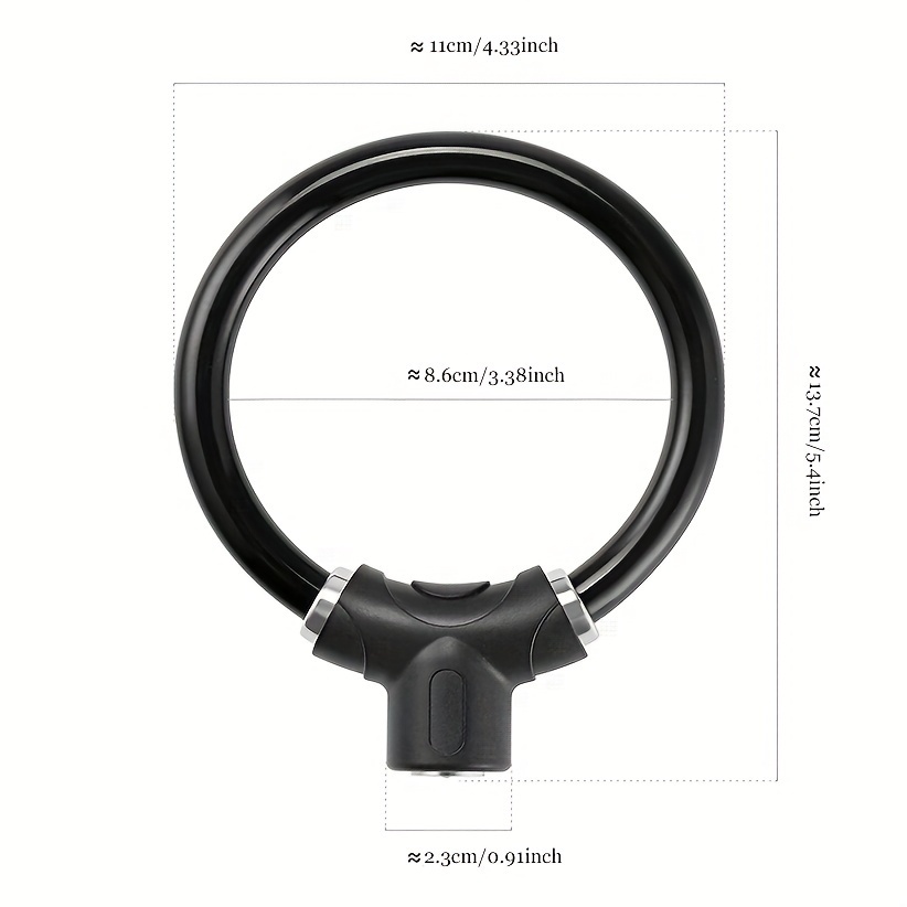 Steel Cable Ring Lock for Mountain Bike Anti-theft