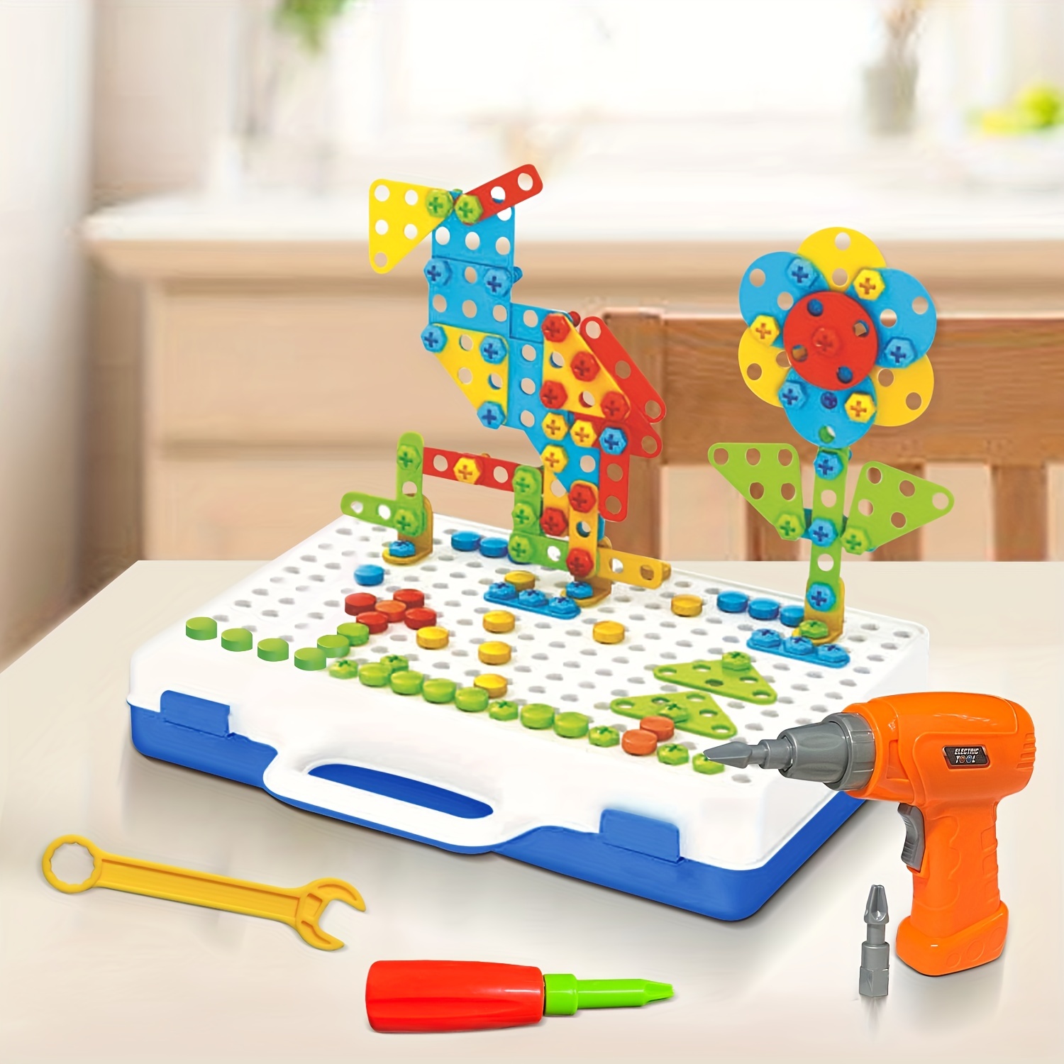 Stem Toys Design And Drill Toy For Kid construction Games - Temu