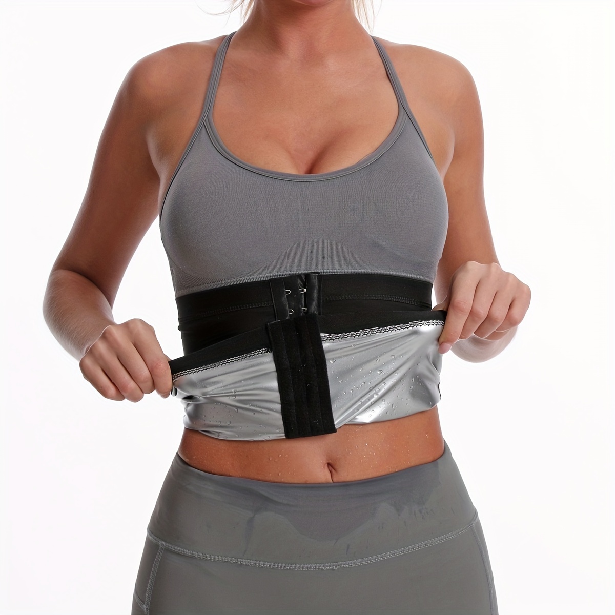 Body-fitting Sports Belt Women's Zipper Tummy Shapewear Waist Trimmer Belt  Trainer Slimming Cincher Body Shape