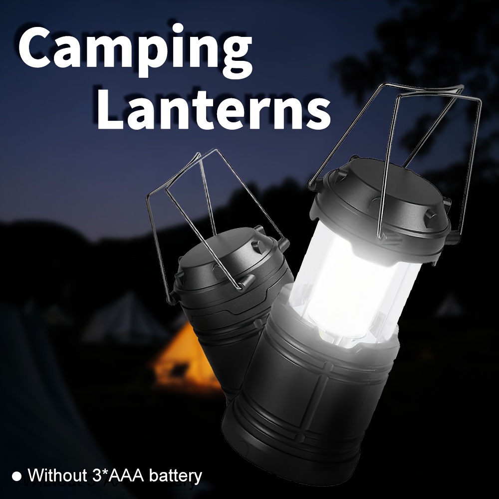 Eccomum LED Camping Lantern, Ultra Bright Battery Powered Lanterns with 200lm, 3 Light Modes, Waterproof Tent Light for Camping, Outdoors, Emergency