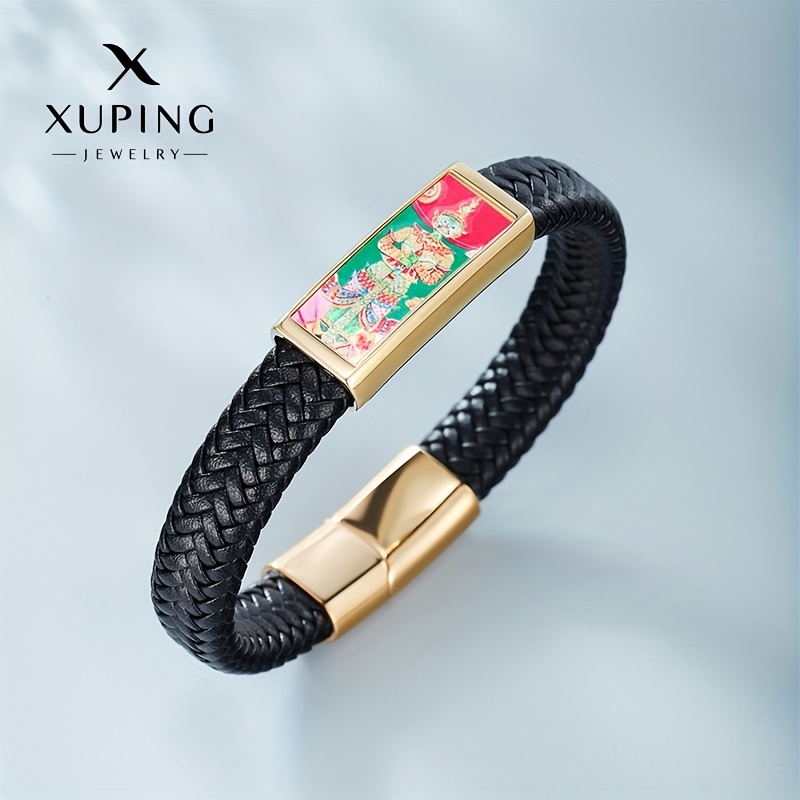 Hip Hop Multicolor Hand Rope Bangle Men