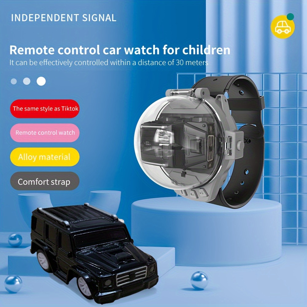 Children's Watch Remote Control Car Toy Metal Material Boy - Temu