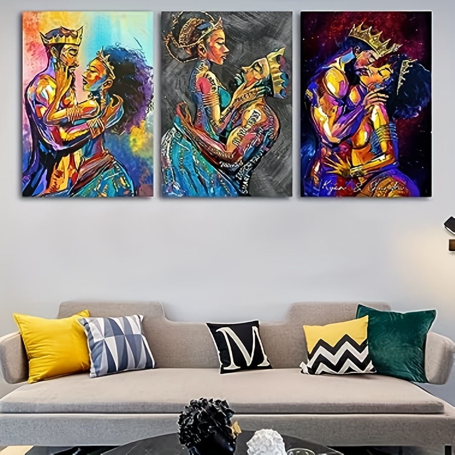 african king and queen art
