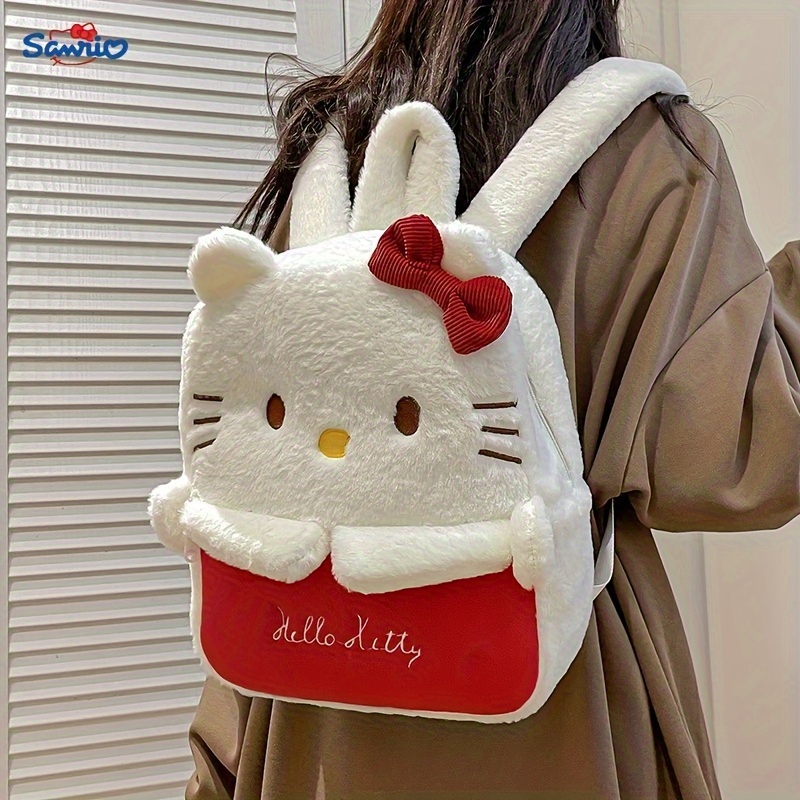 Sac à dos peluche Hello Kitty pour enfants (Couleur: Rouge)