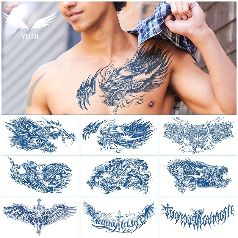 dragon tattoos for men chest