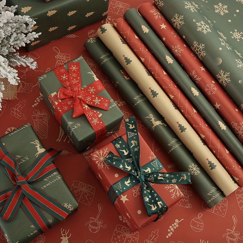 Christmas Wrapping Paper Wrapping Paper Gift Wrapping Paper - Temu
