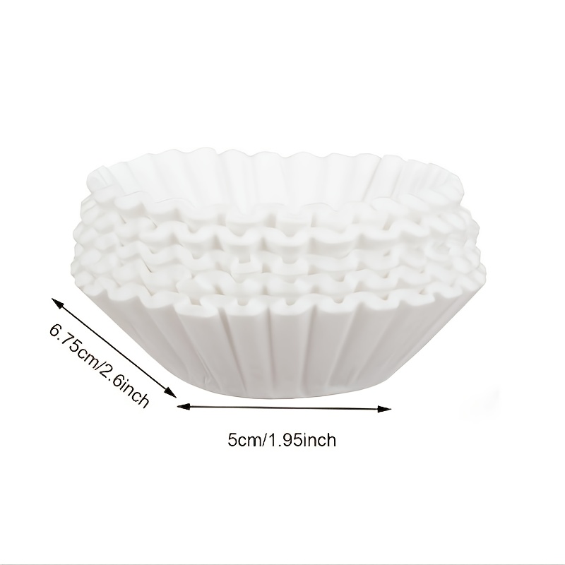 Round Coffee Filter Paper Disposable Coffee Filters Coffee - Temu