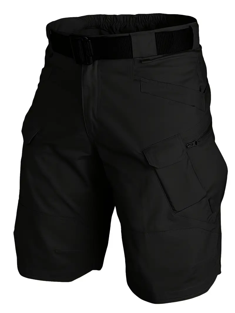 Magellan Men's Shorts Sz 32 Khaki Water Repellent Quick Dry Multi Pockets