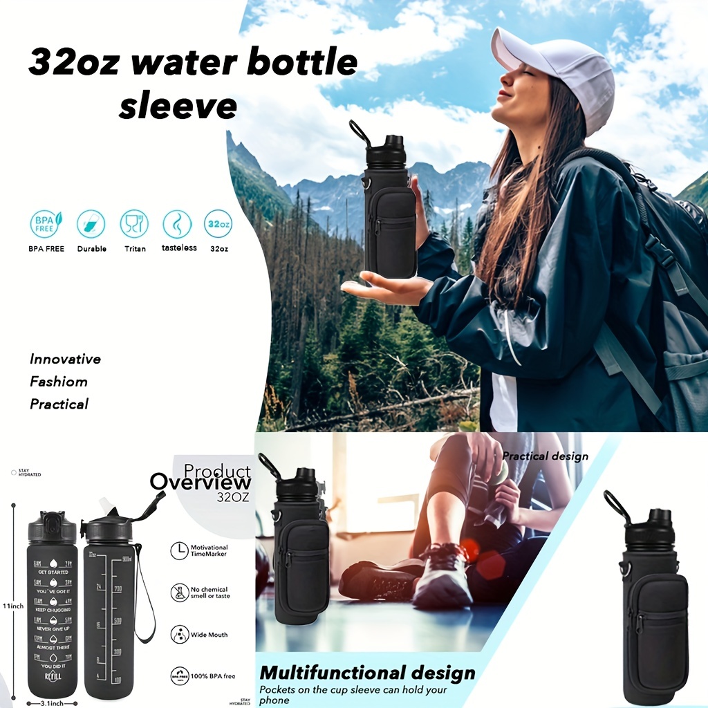 Wasserflaschen-Trägertaschenhalter, Neopren-Flaschenhülle für