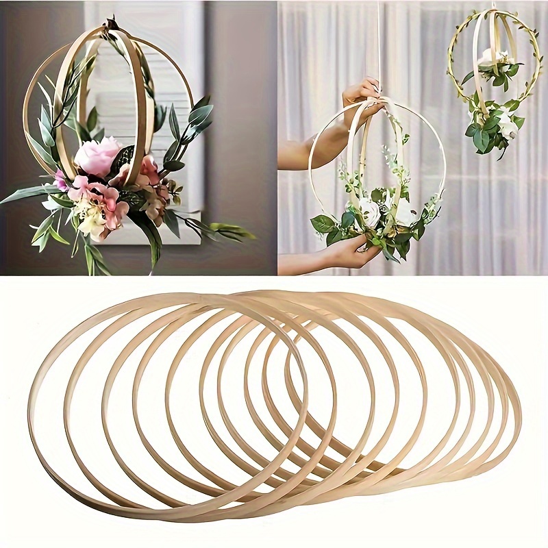 1pc, Round Wire Wreath Frames Green Wreath Forms Wreath Rings For DIY  Christmas Valentine's Day Wedding New Year Party Decor Christmas Decor  Supplies