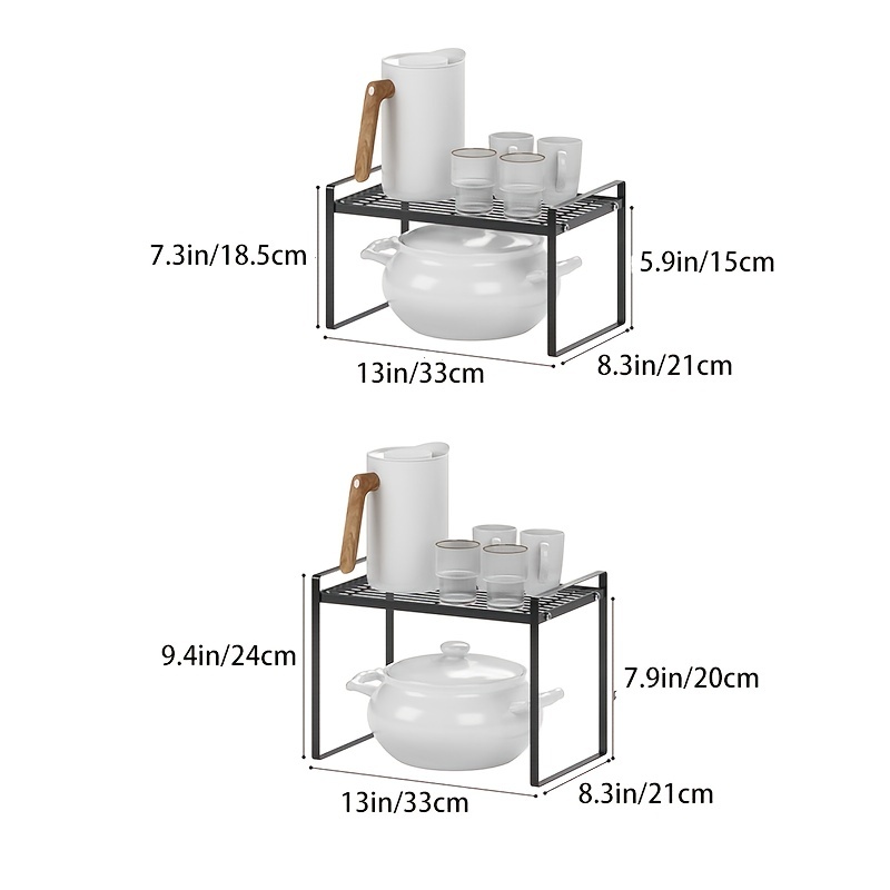 Small Kitchen Multi-layer Rack, Cabinet Divider, Layered Finishing Rack,  Countertop Storage Rack, Iron Mixing Rack, Spice Rack, Kitchen Accessories  - Temu Germany