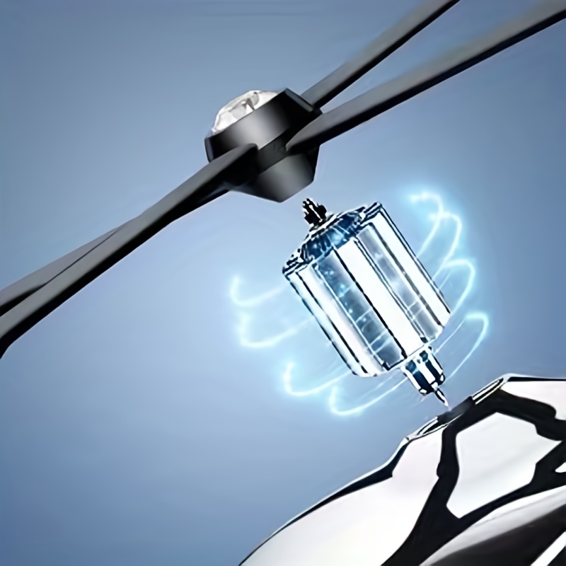 Car Air Freshener Solar Energy Rotating Helicopter Design - Temu