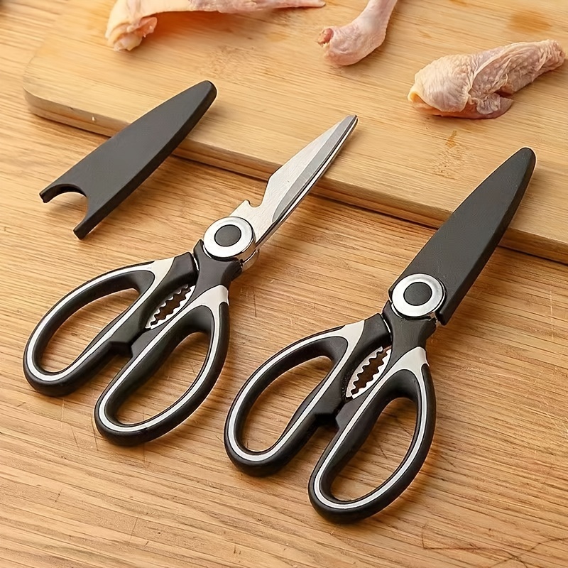 1pc Multifunctional Stainless Steel Kitchen Scissors Household