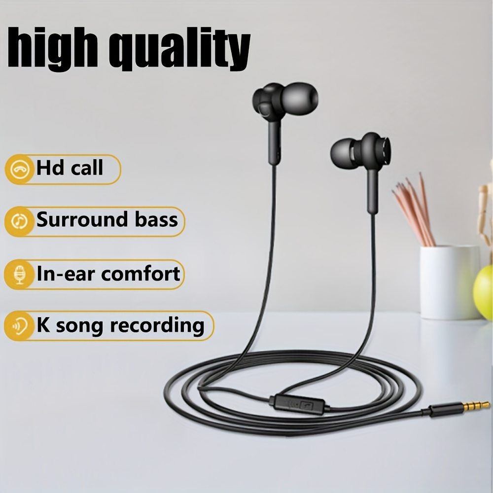 Nuevos Auriculares Cable New Bee Ch21 Micrófono En Oído Tipo - Temu