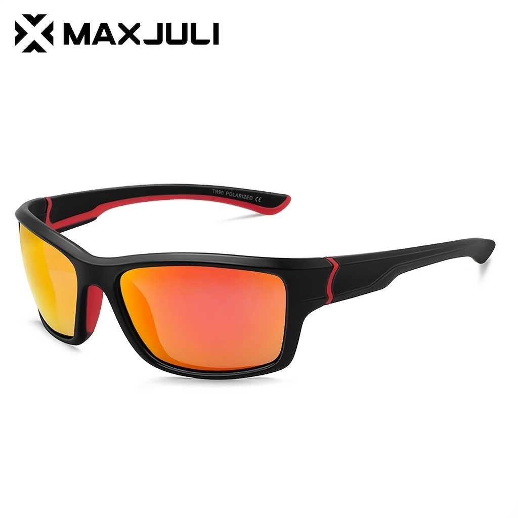 Maxjuli Sports Polarized Sunglasses Men Women Tr90 Rimless - Temu
