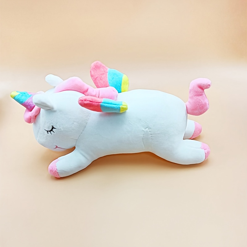 Unicorn Dog Chew Toy: 1pc Pet Plush Interactive Toy for Dogs & Cats -  Random Color