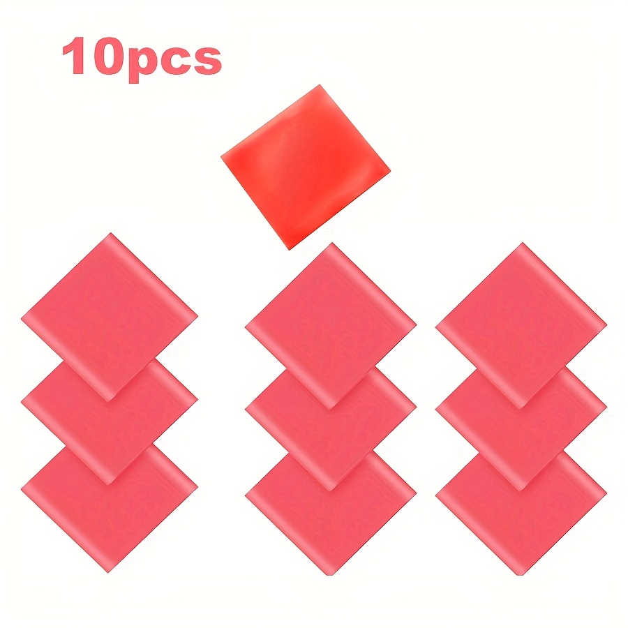 10pcs Diamond Painting Glue Clay, Red Silicone Diamond Painting