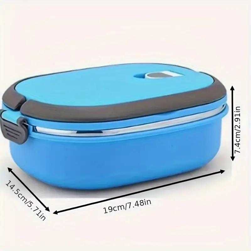 Lunch Boxes, Thermal Lunch Box With Lid, Portable Lunch Box With Stainless  Steel, Thermal Insulation, Food Containers Leak Proof Food Storage Container,  Keep Food Warm, For School, Office And Picnic, Kitchen Supplies 