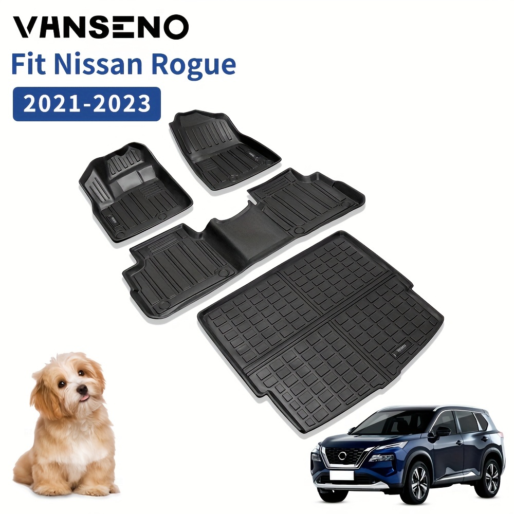 Vanseno Car Floor Mats & Cargo Liners Car Trunk Mats Set Compatible for  Toyota Rav4 2023 2022 2021 2020 2019 Rubber Mat All-Weather Protection.(No
