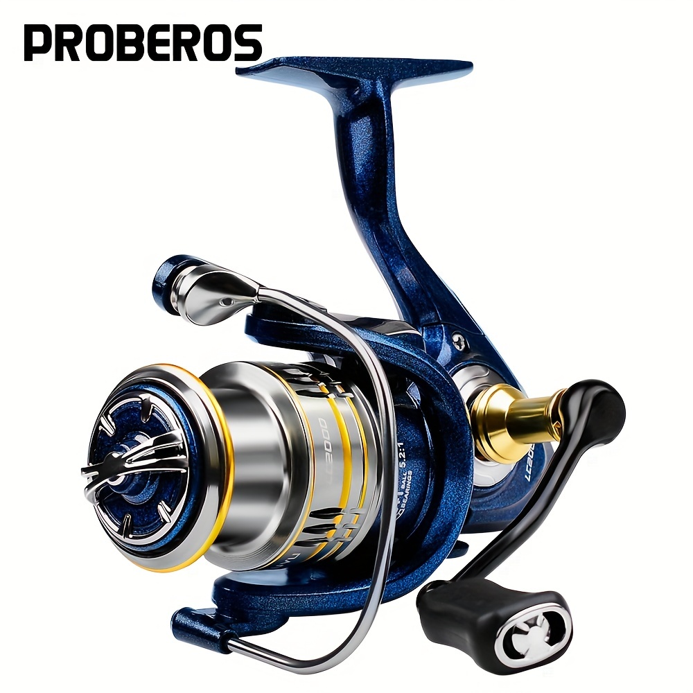 Proberos 5.2:1 Gear Ratio Spinning Reel / Max Drag Fishing - Temu