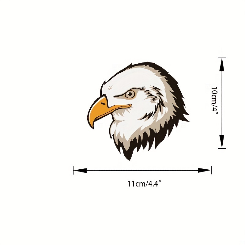 Bald Eagle Head Window Sticker Car Decal Patriotic Auto - Temu