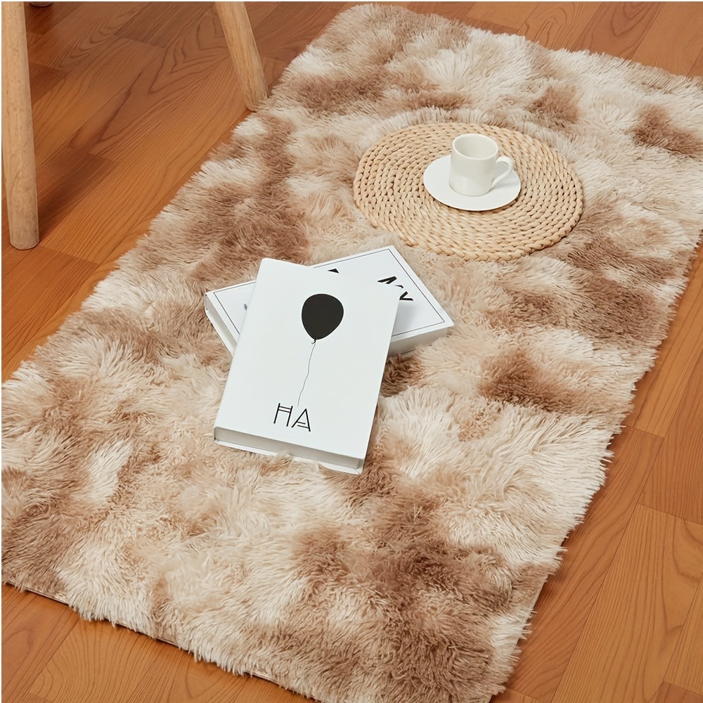 Gorilla Grip Thick Fluffy Faux Fur Washable Rug, Shag Carpet Rugs